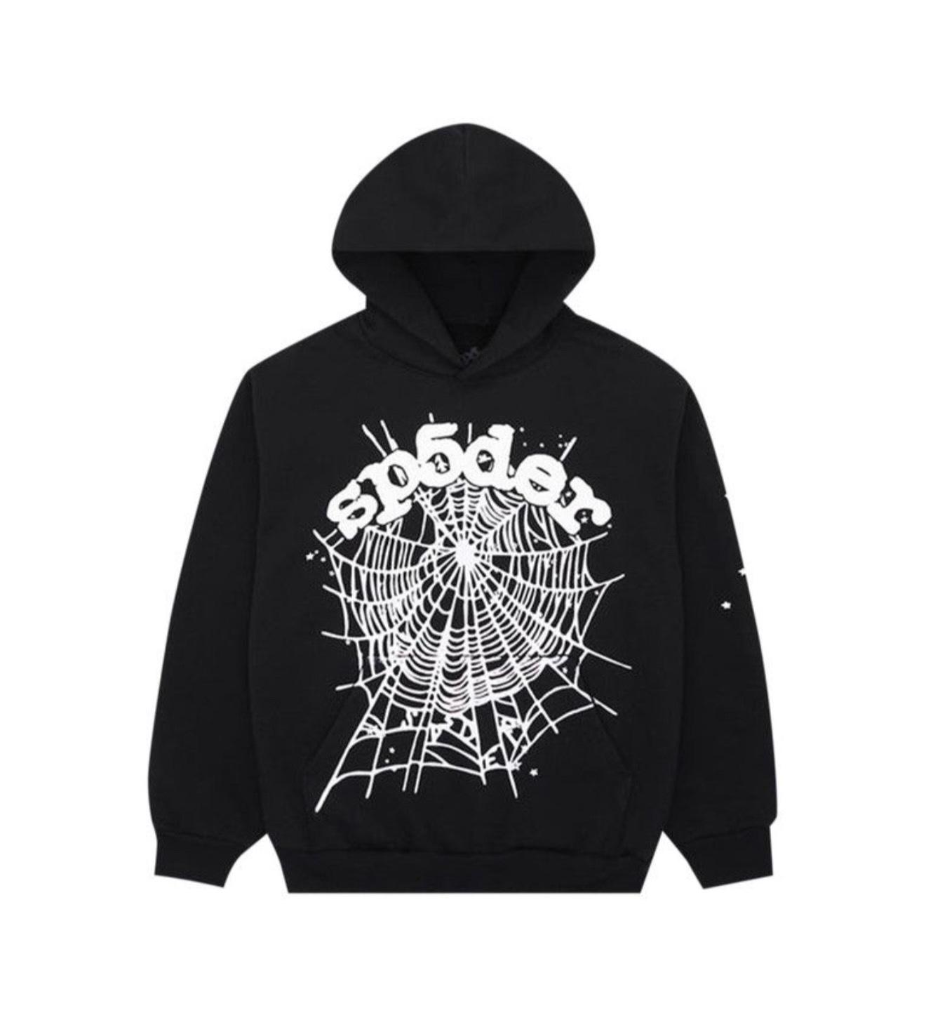 Sp5der OG Web Hoodie 'Black'