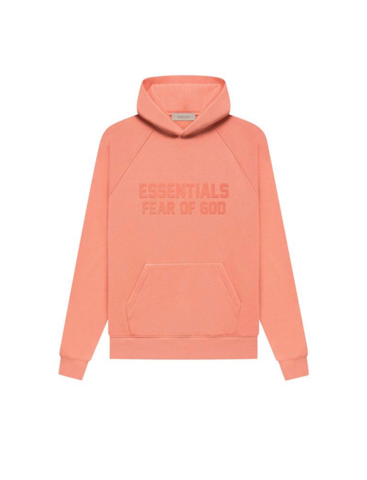 Fear of God Essentials Hoodie 'Coral'
