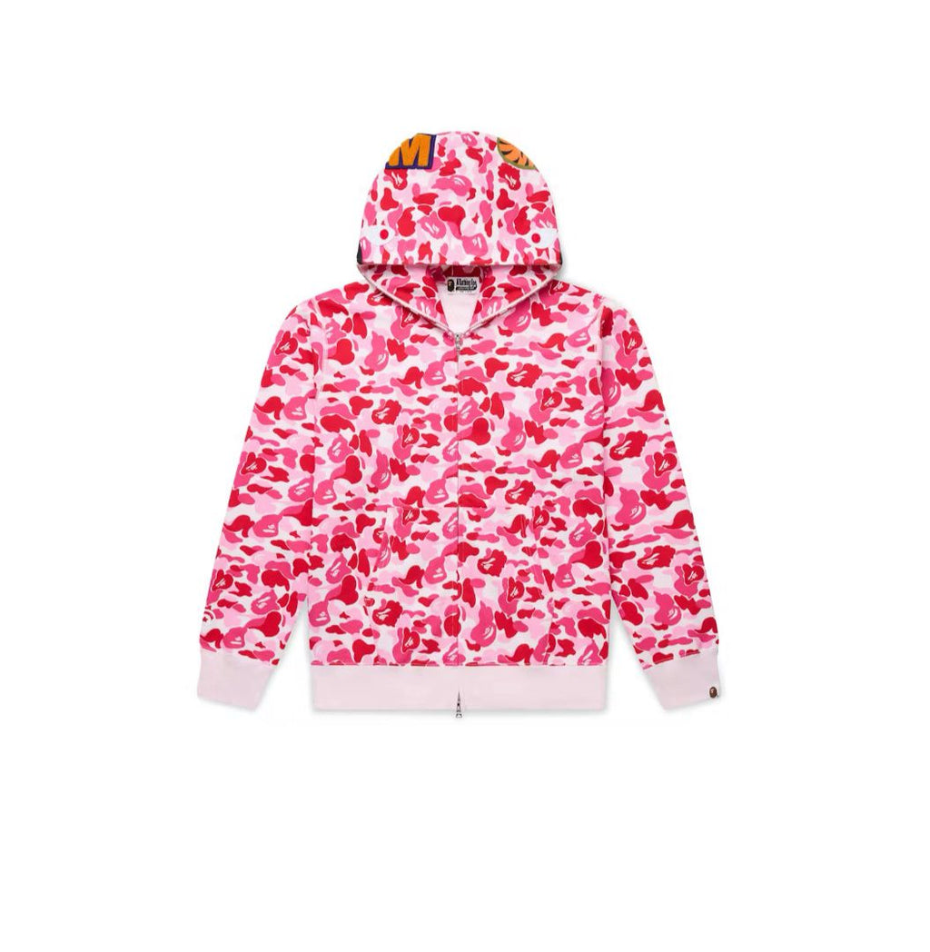 Hoodie Bape Camo Shark ''Pink''