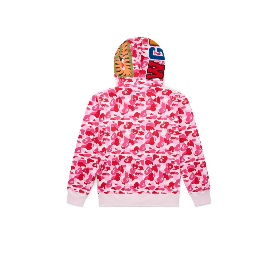 Hoodie Bape Camo Shark ''Pink''