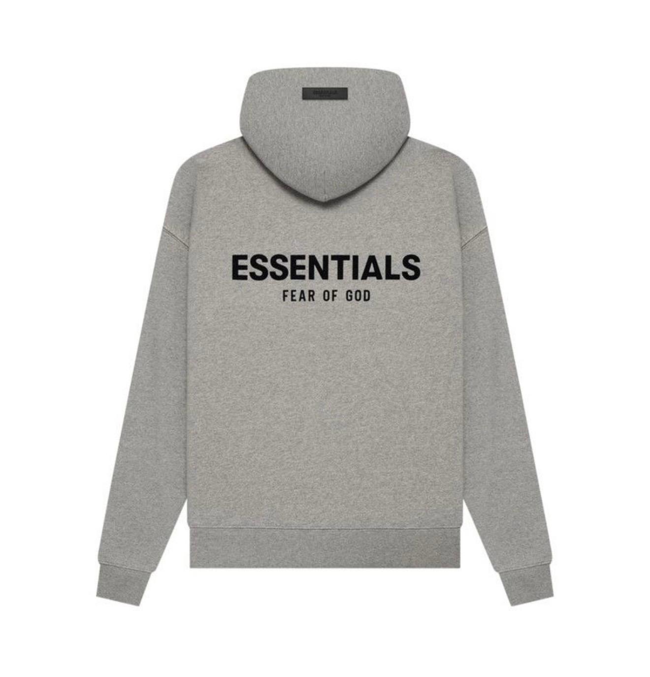 Fear of God Essentials Hoodie 'Dark Oatmeals'