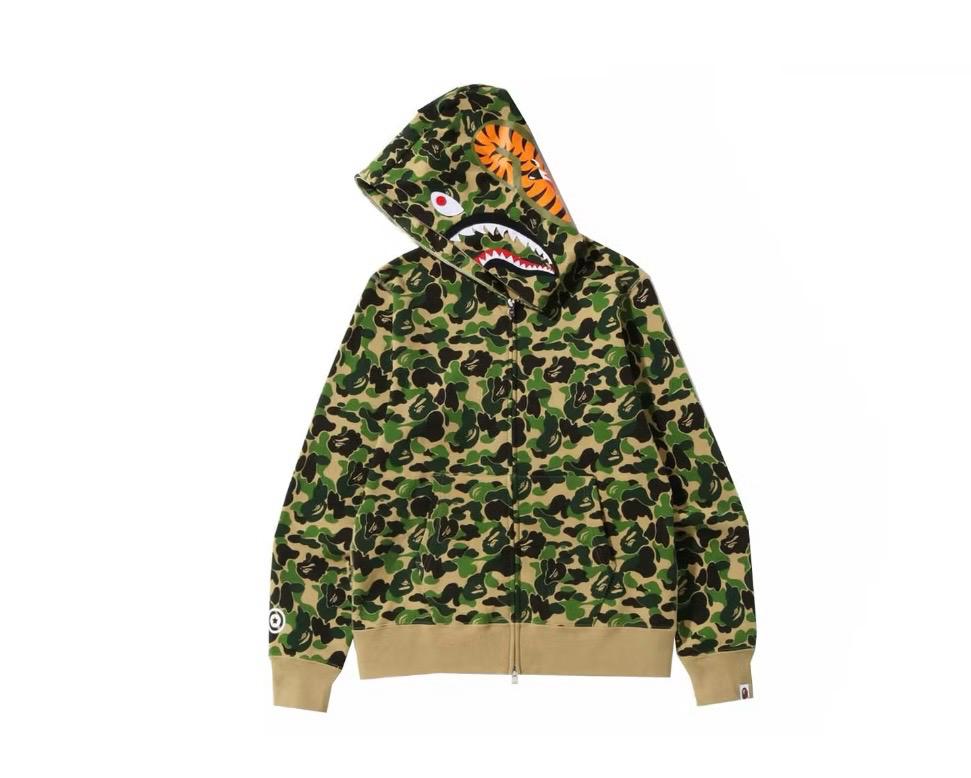 Hoodie Bape ABC Camo Shark 'Green'